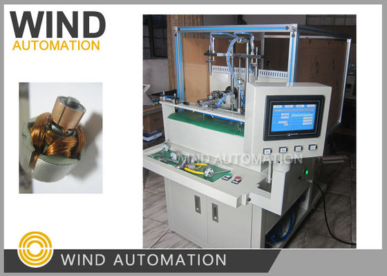 Double Station Armature Electric Motor Winding Machine / Small Rotor Winder